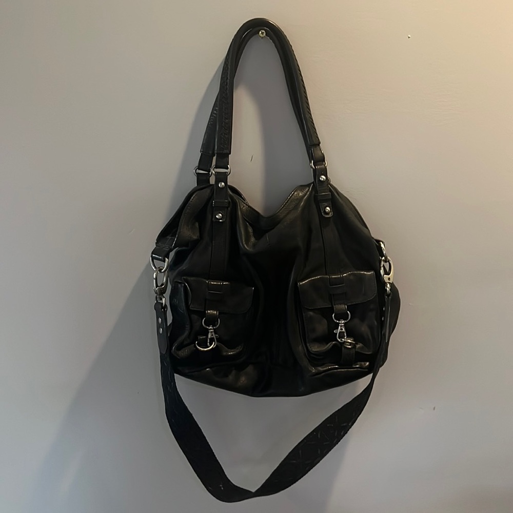 Vanessa Bruno Bag - slouchy black genuine leather - athé